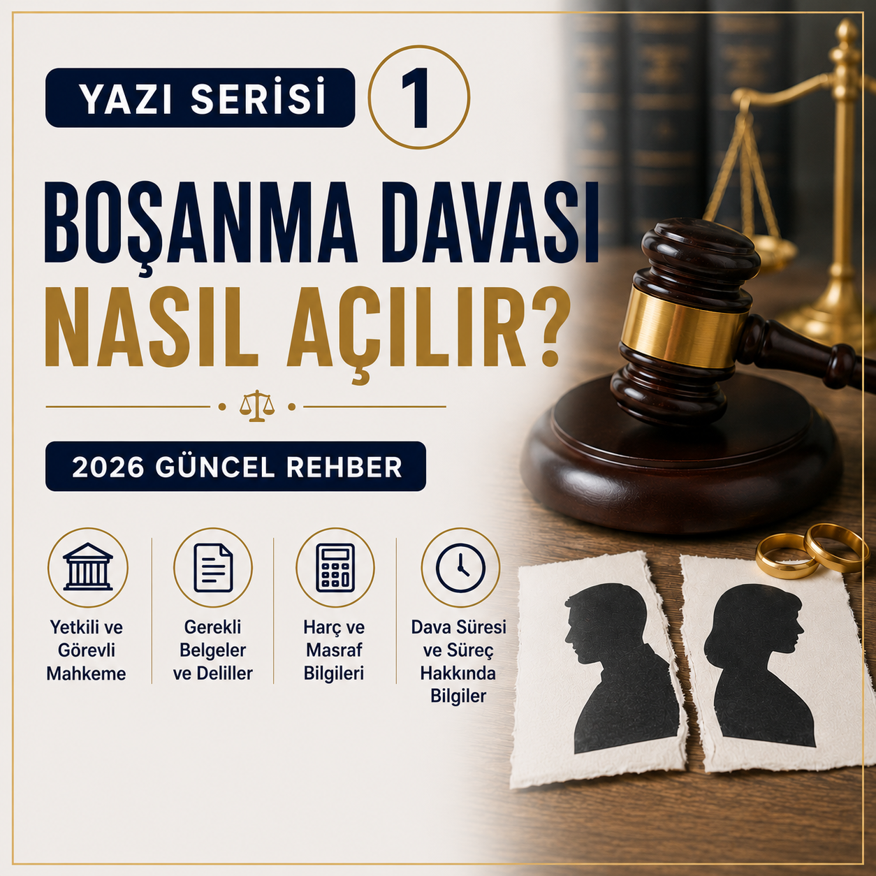 Boşanma Davası Nasıl Açılır? (2026 Güncel Rehber)